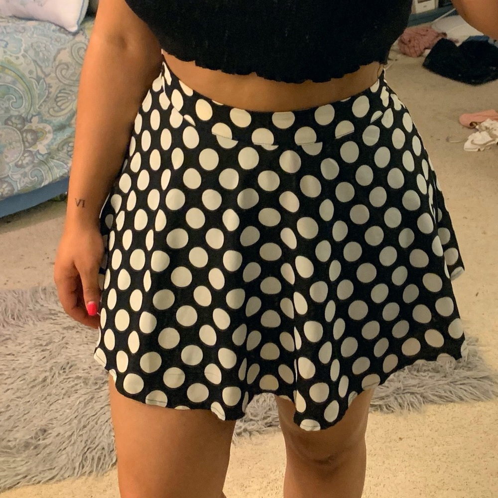 Polka Dot Skater Skirt